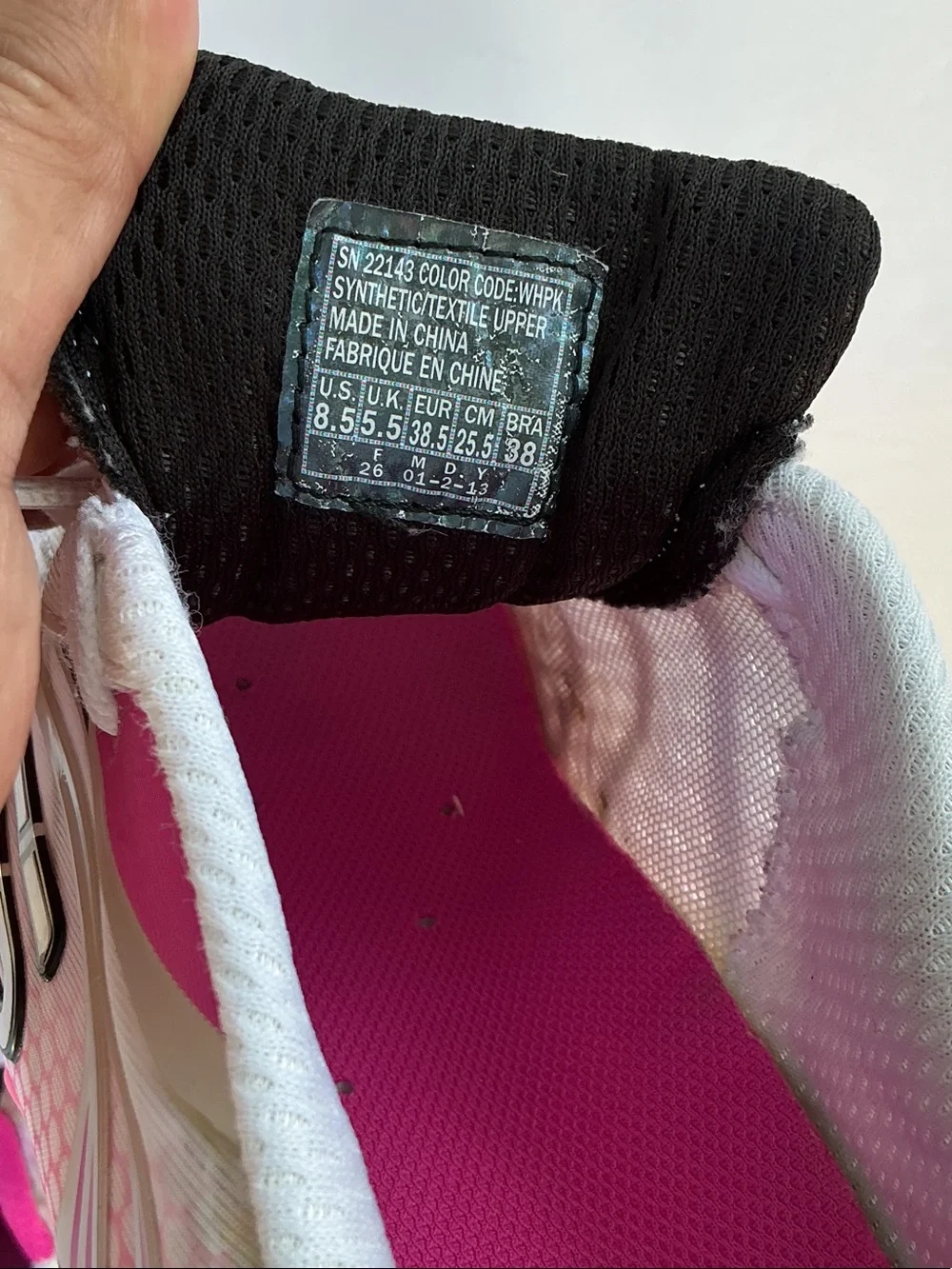 Skechers White and Hot Pink Women's Running Shoes